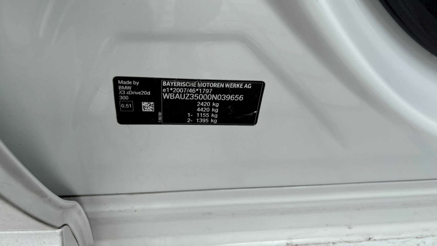 11bl -  X3 xDrive20d